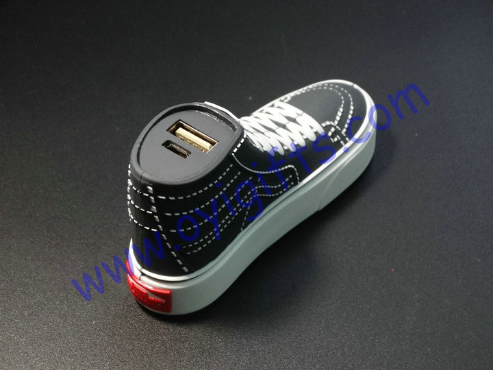 Sport Shoes Portable Phone USB charger Power Bank