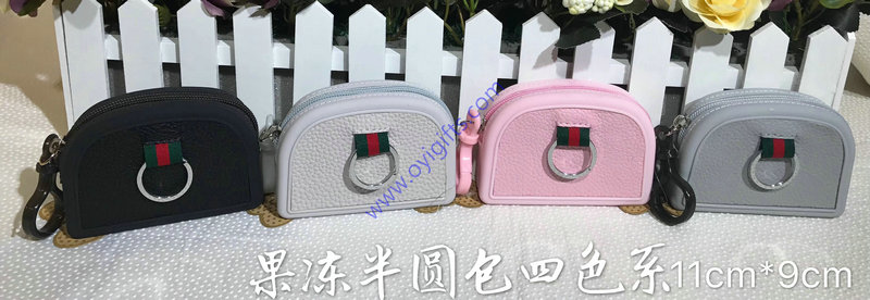 Cute candy bag silicone zipper purse & wallets
